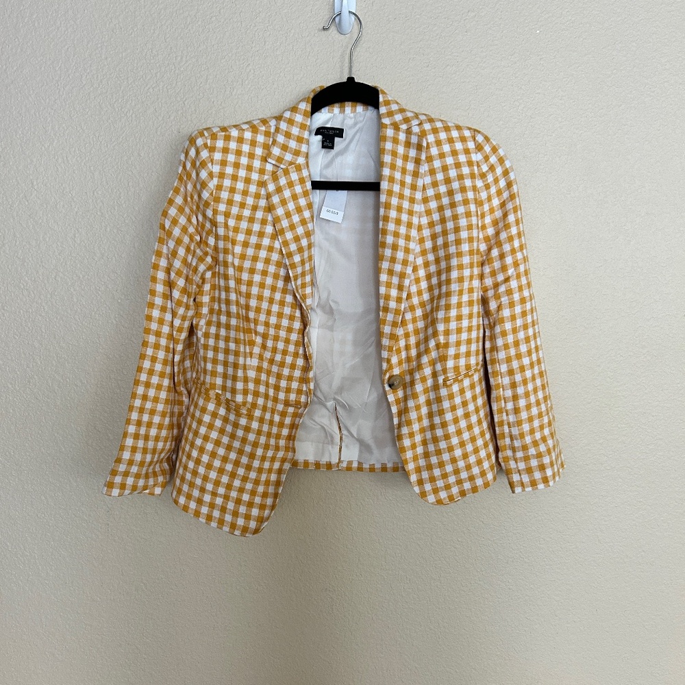 Ann Taylor Checkered Two Piece Set